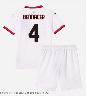 AC Milan Ismael Bennacer #4 Udebanetrøje Børn 2024-25 Kortærmet (+ Korte bukser)